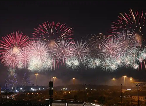 万源市焰火晚会